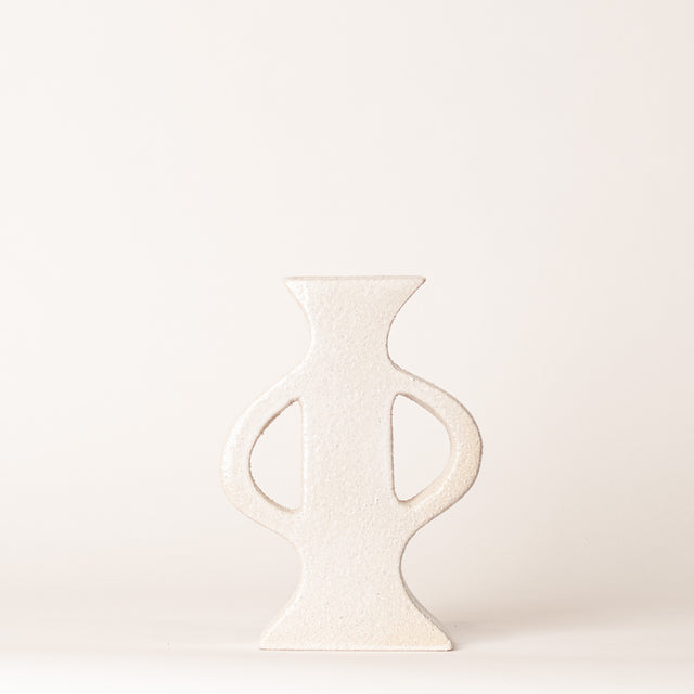 Hand-glazed stoneware Organica Hollow vessel with open void, J Schatz