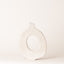 Hand-glazed stoneware Organica Hollow vessel with open void, J Schatz
