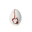 Figure Study Egg, porcelain with photographic figure-study imagery, by Jim Schatz