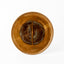 One-of-a-kind glazed stoneware Geometria platter, 11", glaze 33 over 25, J Schatz