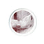 Photographic transfer of a hand resting at the waist on stoneware Gestures plate, J Schatz.