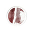 Photographic transfer of a forearm pressed against the body on stoneware Gestures plate, J Schatz.