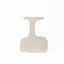 Organica Plateau Vessel 3 in textured white stoneware, J Schatz