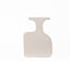 Organica Plateau Vessel 4 in textured white stoneware, J Schatz