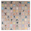 Lion's Roar, Lover's Whisper, stoneware tile wall installation by Jim Schatz