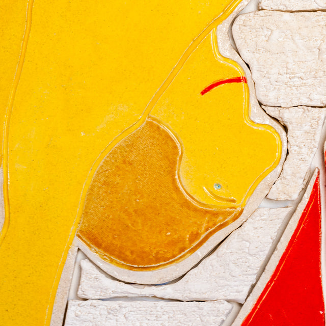 Hold It All Together Mural by Jim Schatz, red hands detail