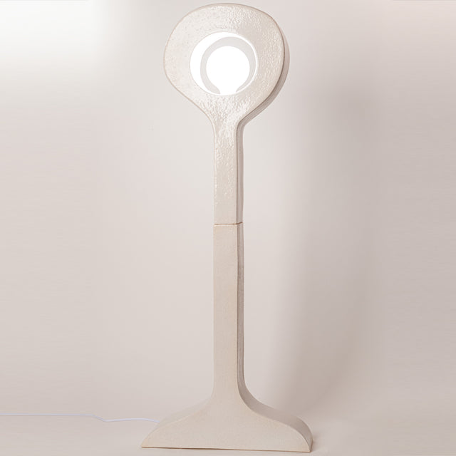 Ceramic Aura floor lamp from the Organica Collection, J Schatz.