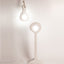 Ceramic Aura floor lamp in a room, J Schatz.