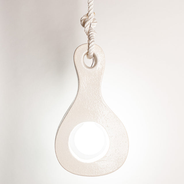 Ceramic Aura pendant lamp from the Organica Collection, J Schatz.