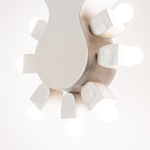 Ceramic Cactus pendant lamp detail, J Schatz.
