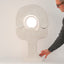 white ceramic Cactus Lamp 4, detail, J Schatz