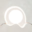 white ceramic Cactus Lamp 4, profile, J Schatz