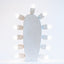 white ceramic Cactus Lamp 1, Organica collection, J Schatz