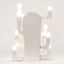 white ceramic Cactus Lamp 3, Organica collection, J Schatz