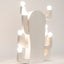 white ceramic Cactus Lamp 3, side view, J Schatz