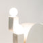 white ceramic Cactus Lamp 3, angle view, J Schatz
