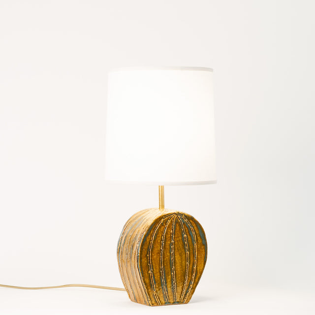 Organica Cactus ceramic table lamp, close detail, J Schatz