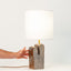 Organica Cactus ceramic table lamp, full height, J Schatz