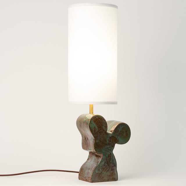 Organica Cactus ceramic table lamp in an interior, J Schatz