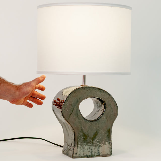 Organica Cactus ceramic table lamp, detail, J Schatz