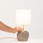 Organica Cactus ceramic table lamp, sculptural silhouette, J Schatz
