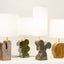 Organica Cactus ceramic table lamps grouped, J Schatz