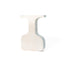 Textured white stoneware Organica Plateau vessel, J Schatz