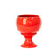 Sumac red two-tone glossy stoneware planter, J Schatz