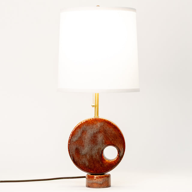 Radius ceramic table lamp base, J Schatz