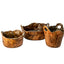 Rustic Container 2 by Jim Schatz shown with Rustic Containers 3 and 4 from the 2026 Degenerate Collection