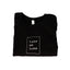 Take Me Home black t-shirt with white screen print, front, J Schatz