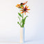White textured ceramic bud vase, J Schatz