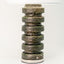 Green Lava ceramic Wide Tooth table lamp, J Schatz.