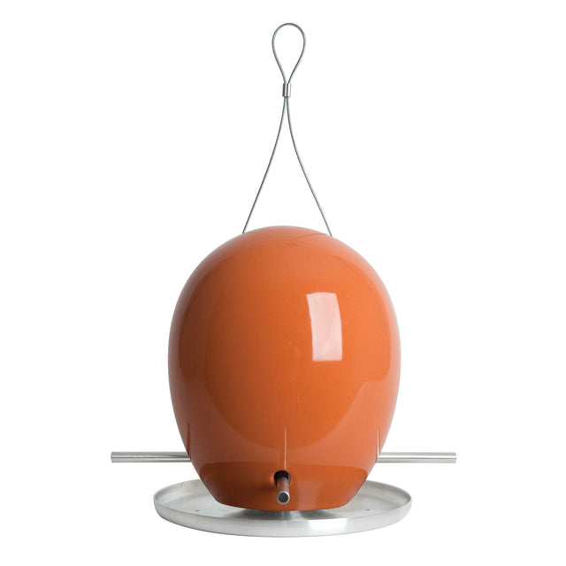 Egg Bird Feeder Custom Color - Bittersweet Orange