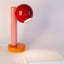 Spot On ceramic desk lamp in burnt red, pink, and ginger, detail, J Schatz