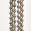 Happening Circle, suspended sculpture of platinum-glazed stoneware shapes on steel cables, by Jim Schatz