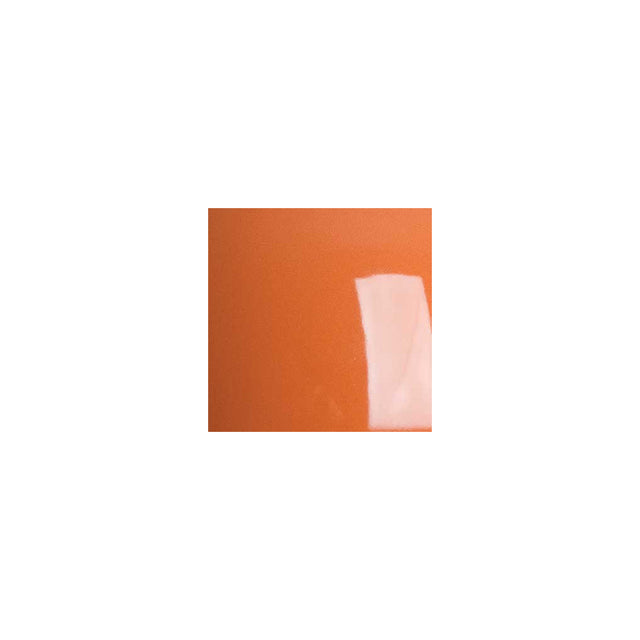 Bittersweet Orange glaze sample tile, J Schatz Signature Colors