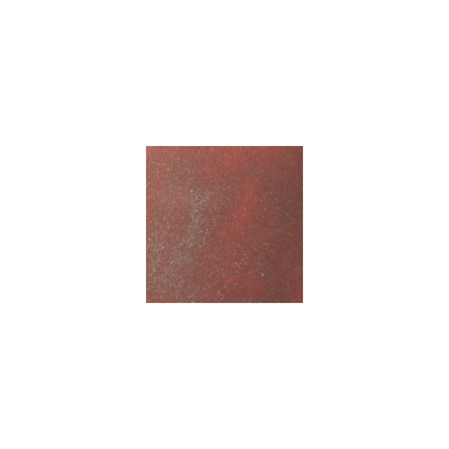 Rust Red finish sample tile, J Schatz Signature Finishes