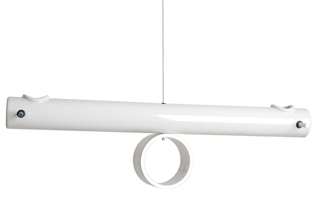 J Schatz Bright White Mobile Bird Feeder