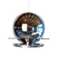 platinum mirror ceramic Pop bird feeder, J Schatz