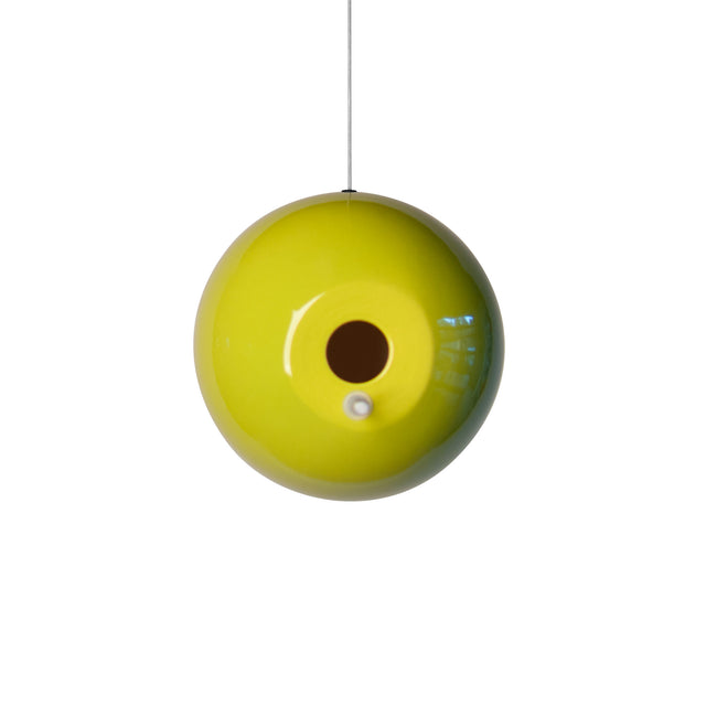 olive ceramic Pop bird house, J Schatz