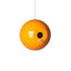 orange peel ceramic Pop bird house, J Schatz