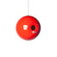 sumac red ceramic Pop bird house, J Schatz