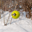 olive ceramic Pop bird house in winter brush, J Schatz
