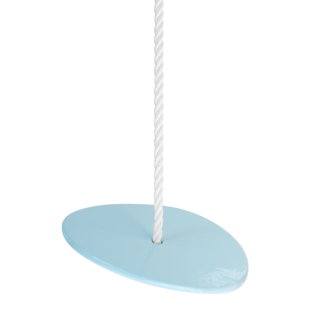 Light aqua ceramic rope swing, J Schatz
