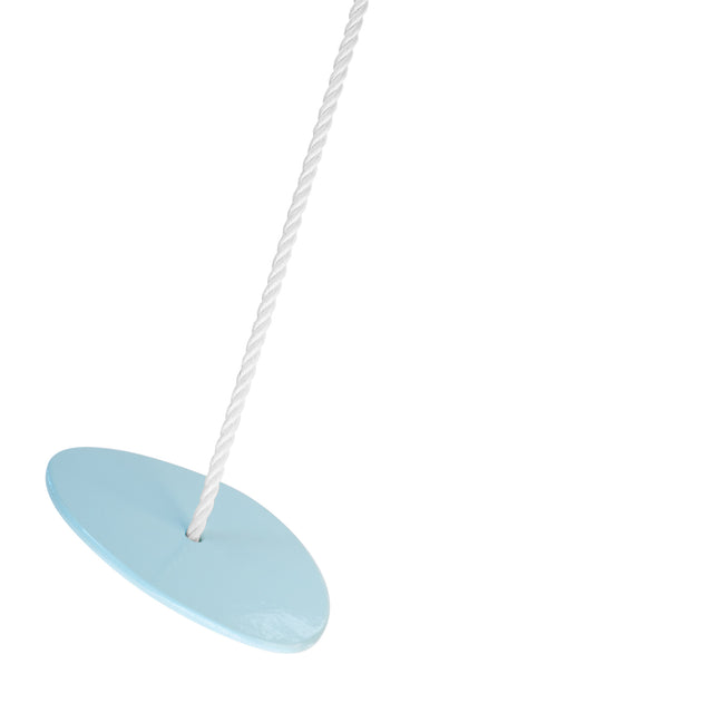 Light aqua ceramic rope swing, detail, J Schatz