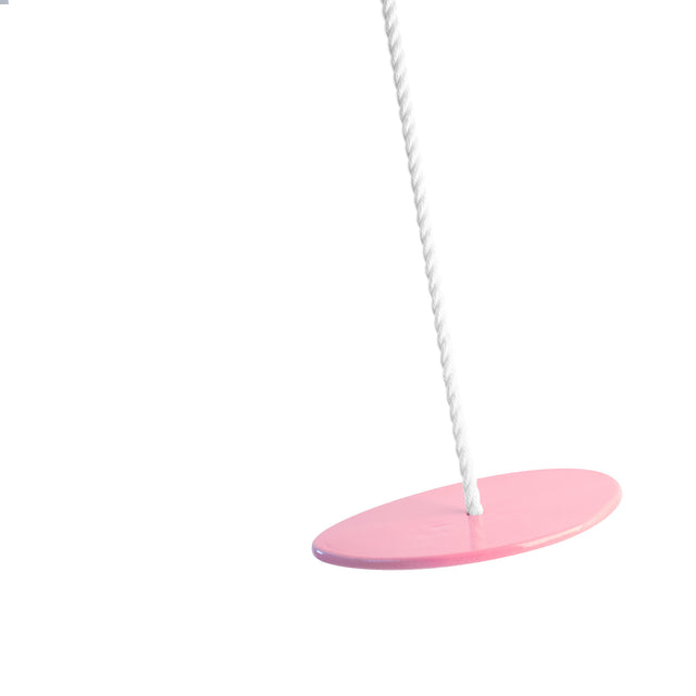 Pink ceramic rope swing, detail, J Schatz
