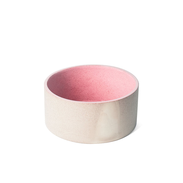 Small Pink Utilità bowl in glazed stoneware, J Schatz